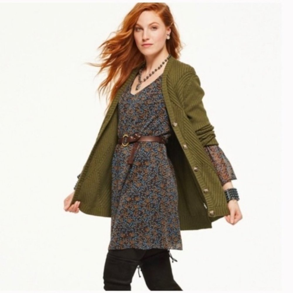 Cabi Poise floral dress style 3648, Sz LG